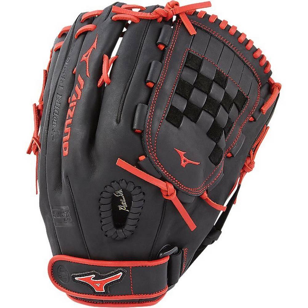 Mizuno MVP Prime SE Fastpitch 13" - Bayan Eldiven - Siyah/Kırmızı Türkiye (MCJEOR-253)